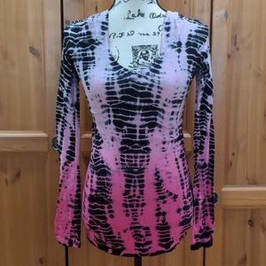 Super Soft Pink and Black Pullover